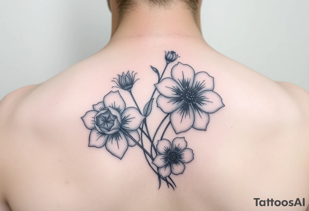 anishinaabe flowers tattoo idea