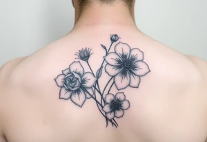 anishinaabe flowers tattoo idea