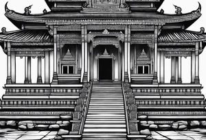 cambodia temple tattoo idea