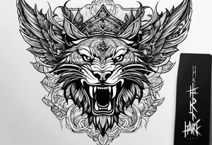 A tattoo with the word "HARK" tattoo idea