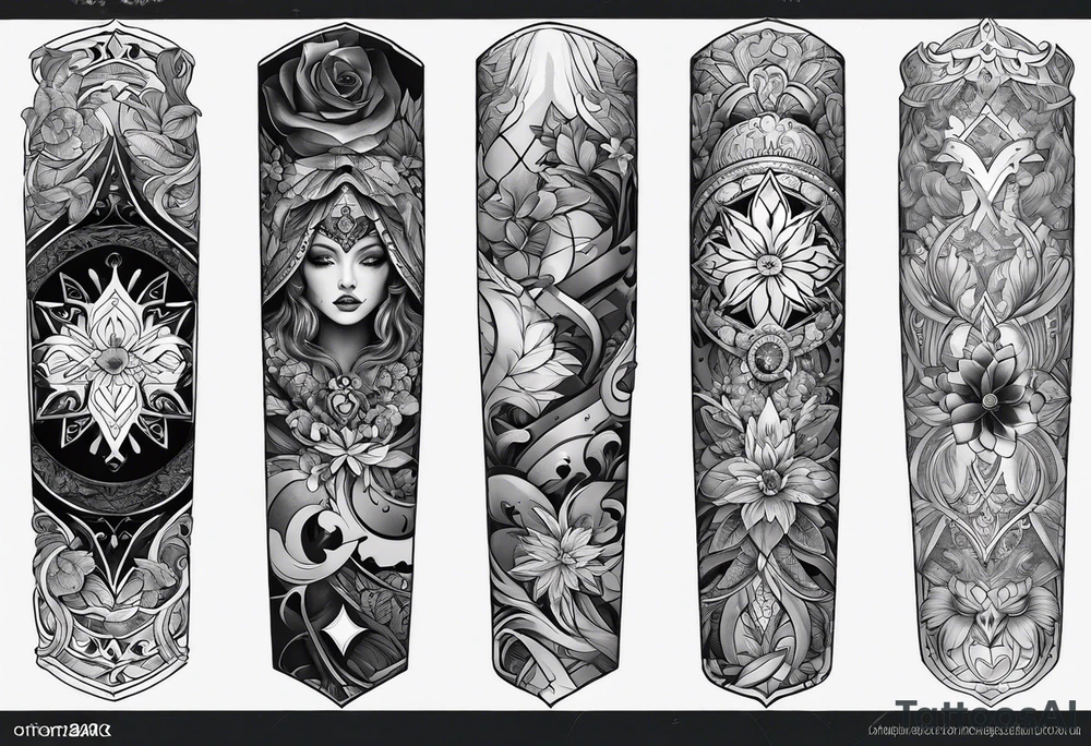 forearm sleeve tattoo idea