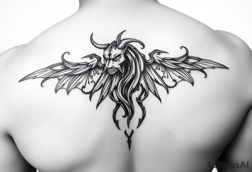 My name is Aalyha, zodiac is aquarius, white an black realistic gangsta thug tattoo idea