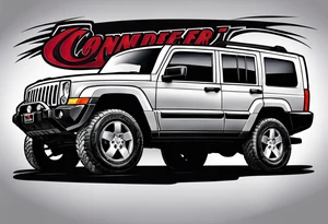 Jeep commander tattoo idea