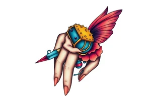 finger tattoo on the finger tattoo idea
