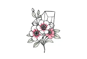 Flowers diamond, mississippi, tattoo idea