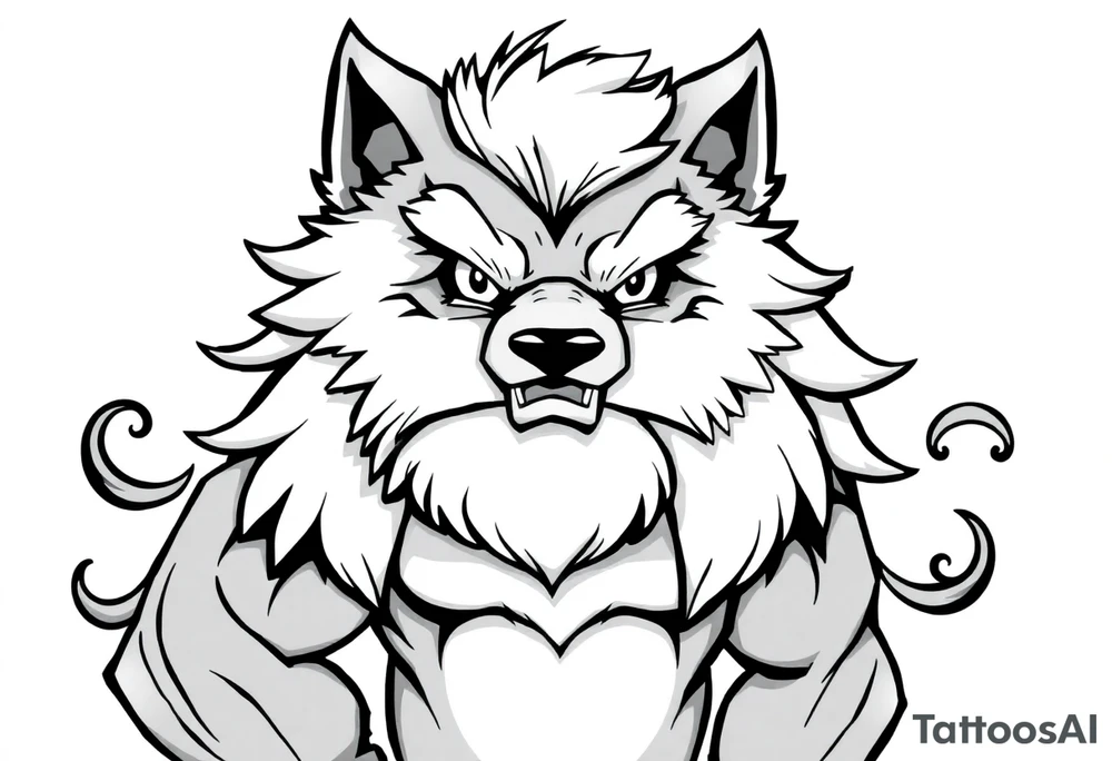 furry cartoon fursona ANTHROPOMORPHIC HUMAN masculine buff tattoo idea