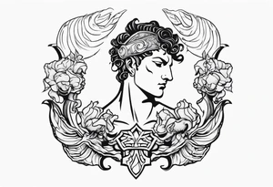 perseus holding medusas head tattoo idea