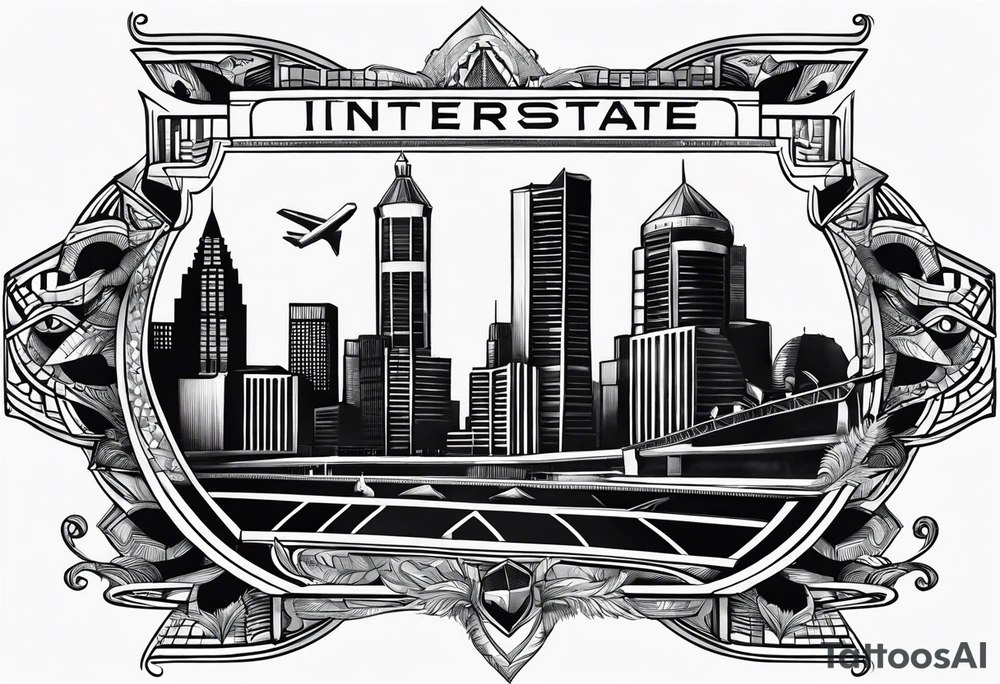 Interstate i65 tattoo idea