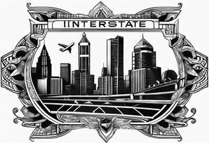 Interstate i65 tattoo idea