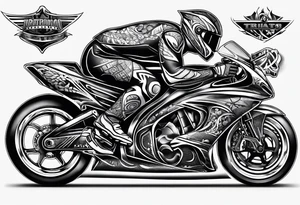 Triathlon IronMan bike swim run tattoo idea