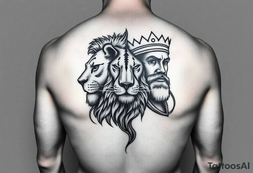 first off all can u get me a picture of imam ali and a lion on on one side and imam ali on the other side make sure u get the pictures from google tattoo idea