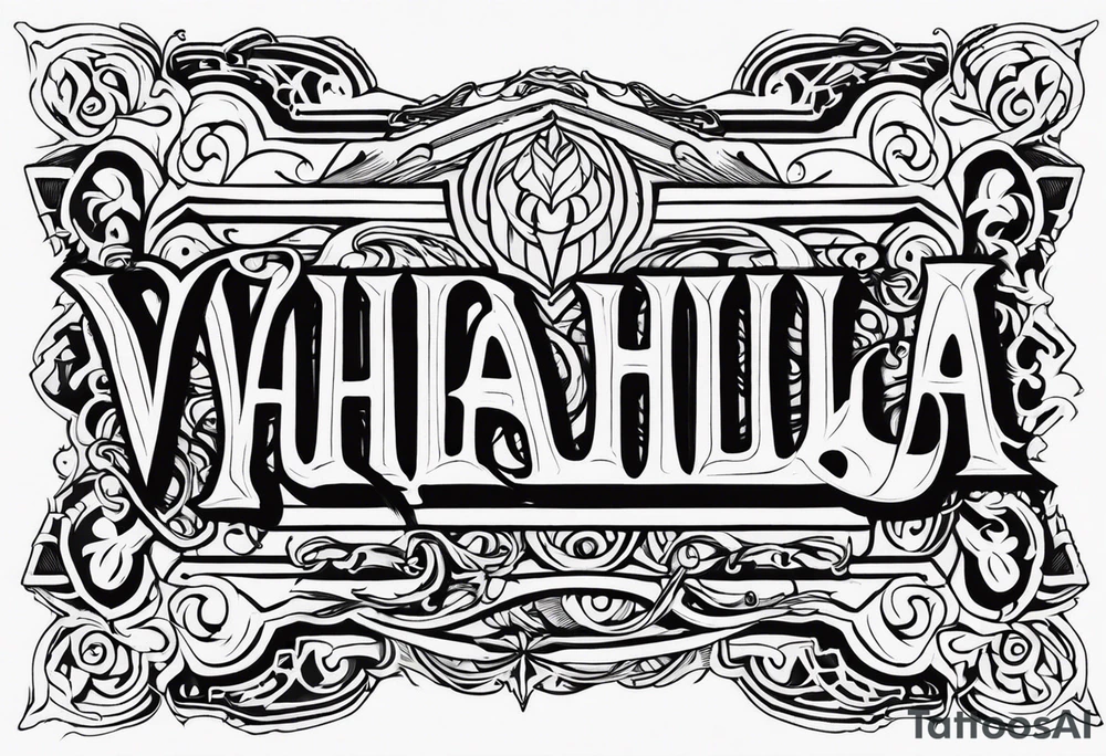 Valhalla tattoo idea