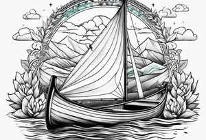 Canoe tattoo idea