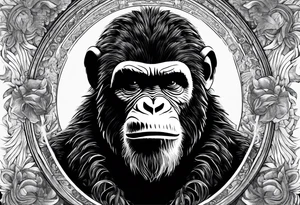 Caeser from planet of the apes tattoo idea