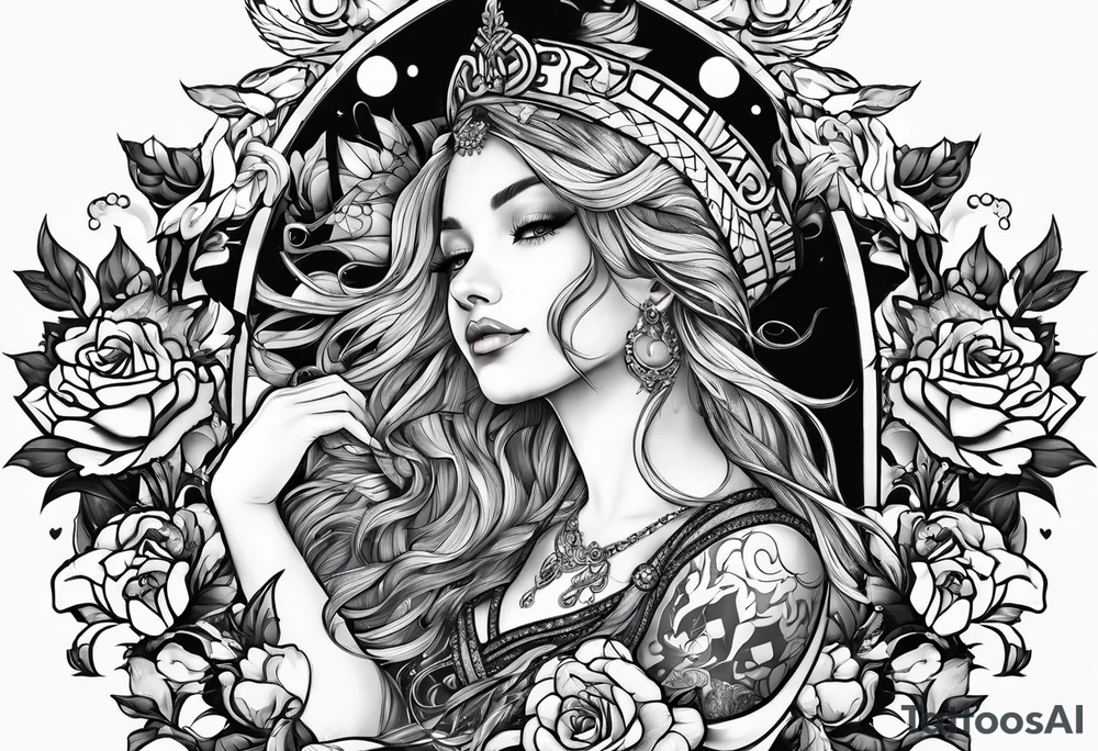 A design for my arm including picture of my kids and cool designs tattoo idea
