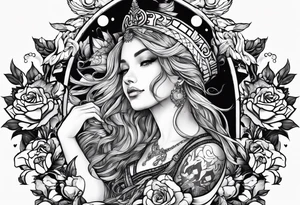 A design for my arm including picture of my kids and cool designs tattoo idea