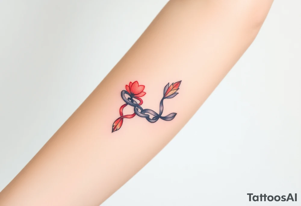 Friendship link tattoo idea