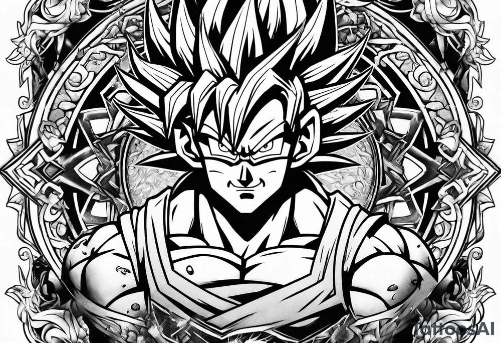 dragonball z tattoo idea