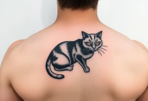 Black Cat tattoo idea