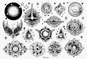galaxy tattoo idea