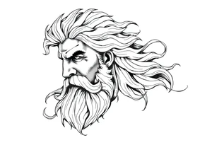 GREEK GOD tattoo idea
