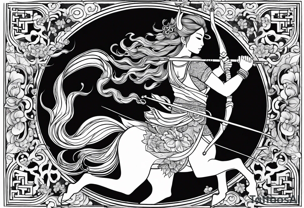 sagittarius, faith, strong tattoo idea