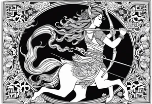 sagittarius, faith, strong tattoo idea