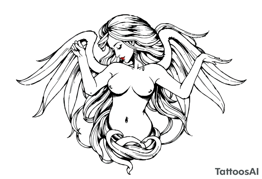 Sexy unique Aquarius sleeve tattoo tattoo idea
