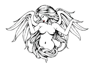 Sexy unique Aquarius sleeve tattoo tattoo idea
