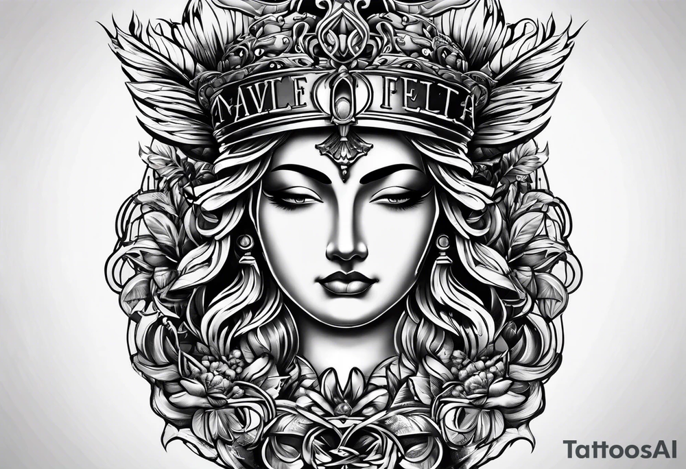 justice emblem tattoo idea