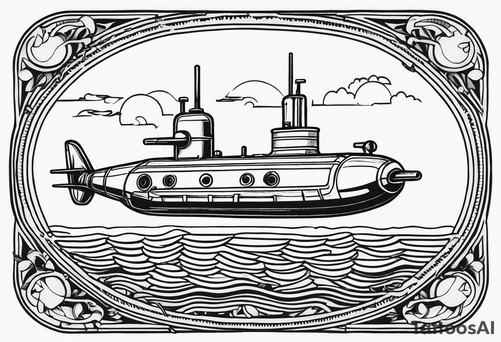 submarine tattoo idea
