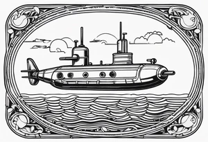 submarine tattoo idea
