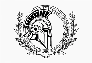 greek spartan symbol tattoo tattoo idea