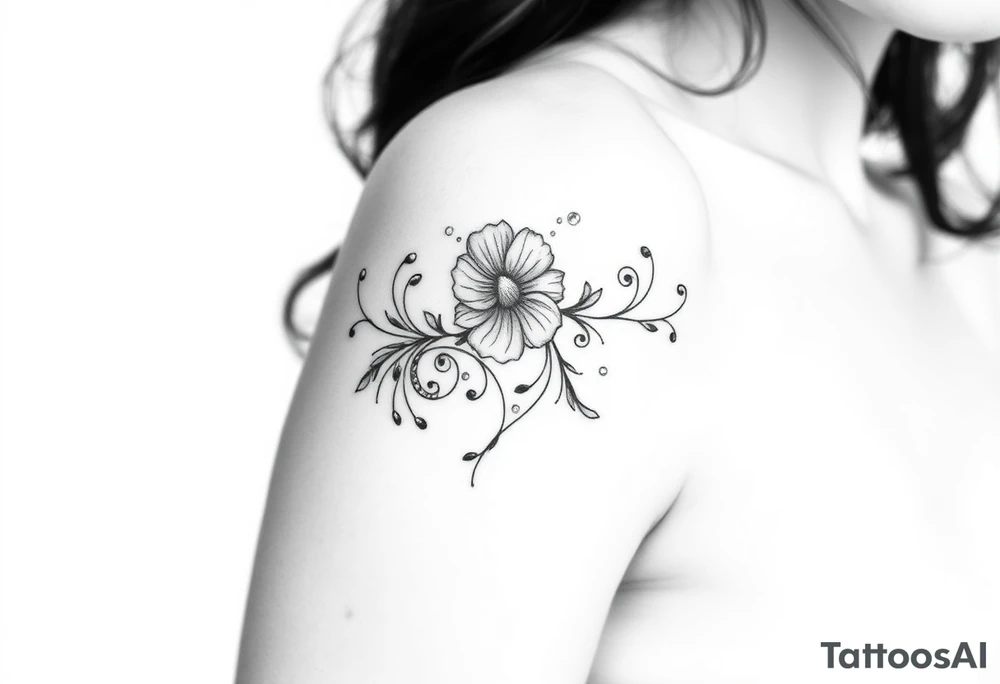 Woman’s body tattoo idea