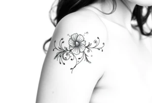 Woman’s body tattoo idea