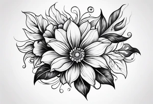 cosmo flower tattoo idea