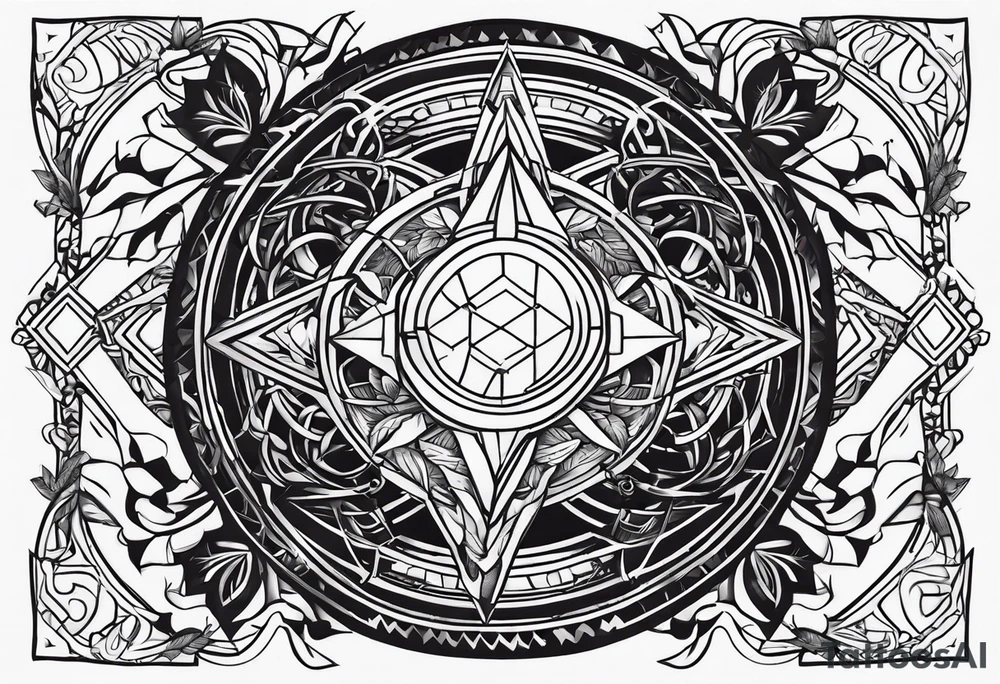 Metal music tattoo idea