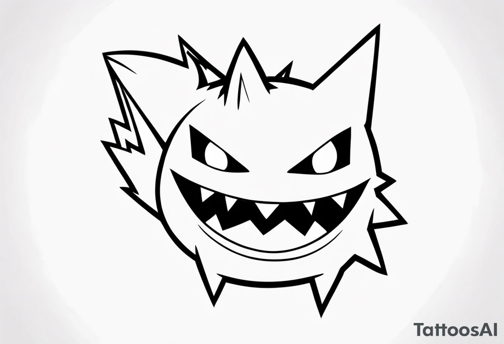 Gengar tattoo idea