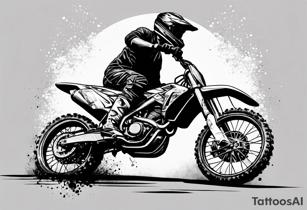 Motocross tattoo idea