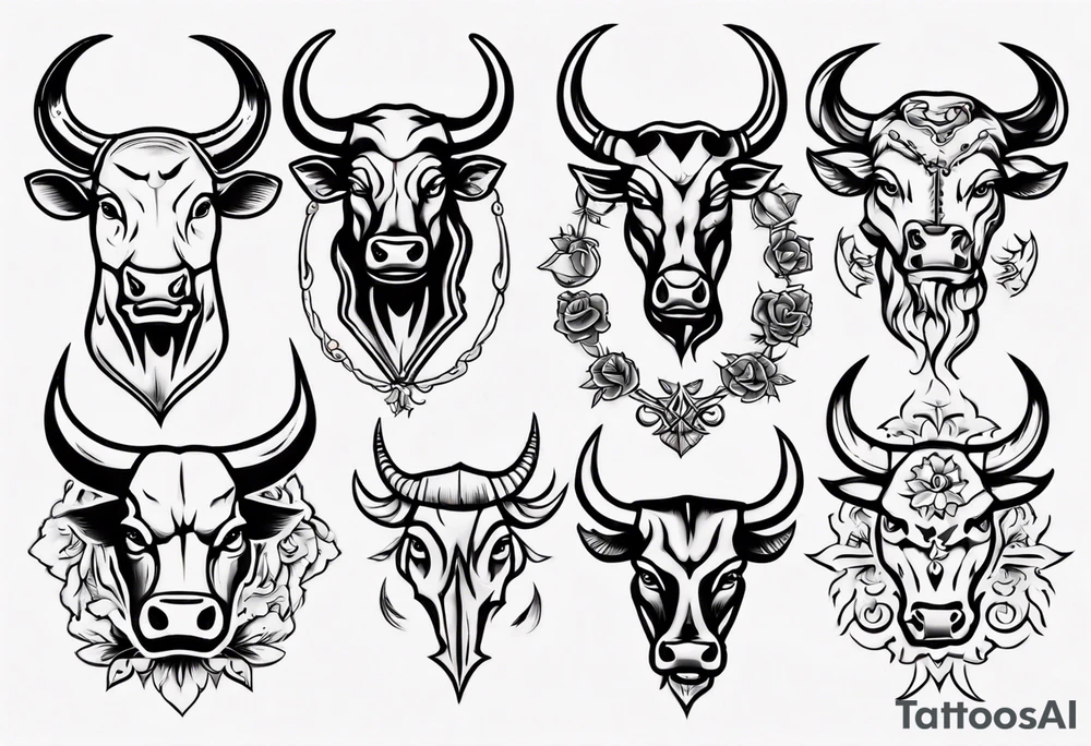 bull tattoo idea