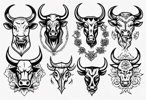 bull tattoo idea