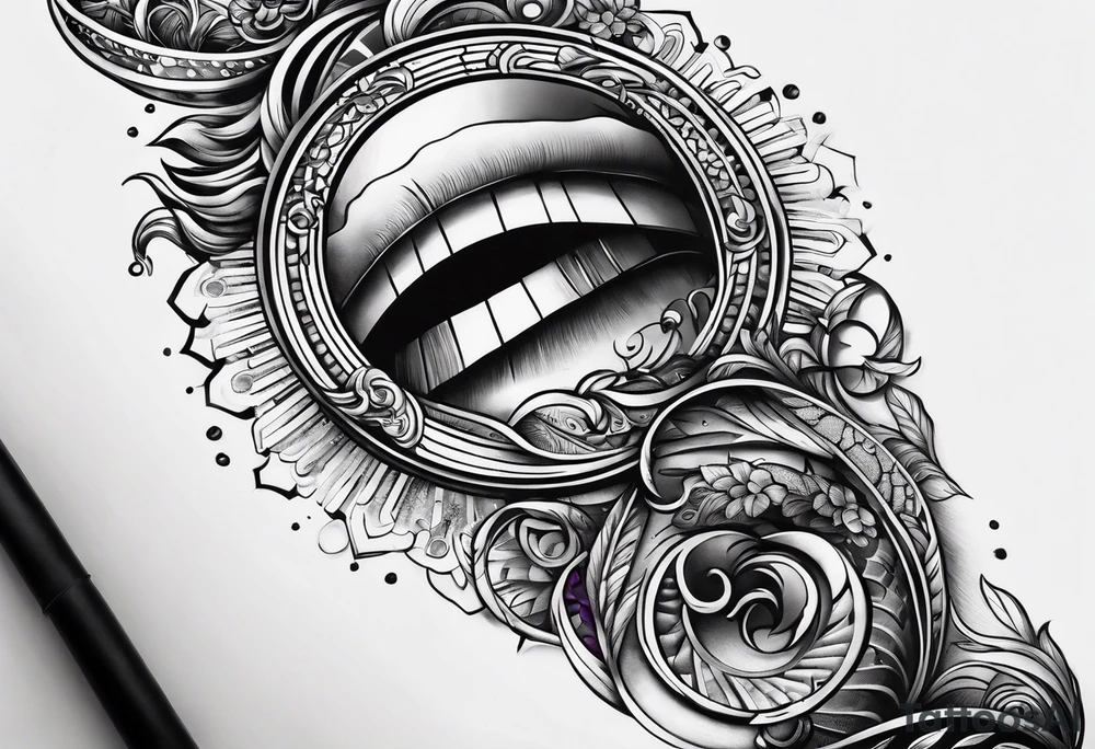 DNA forearm tattoo idea