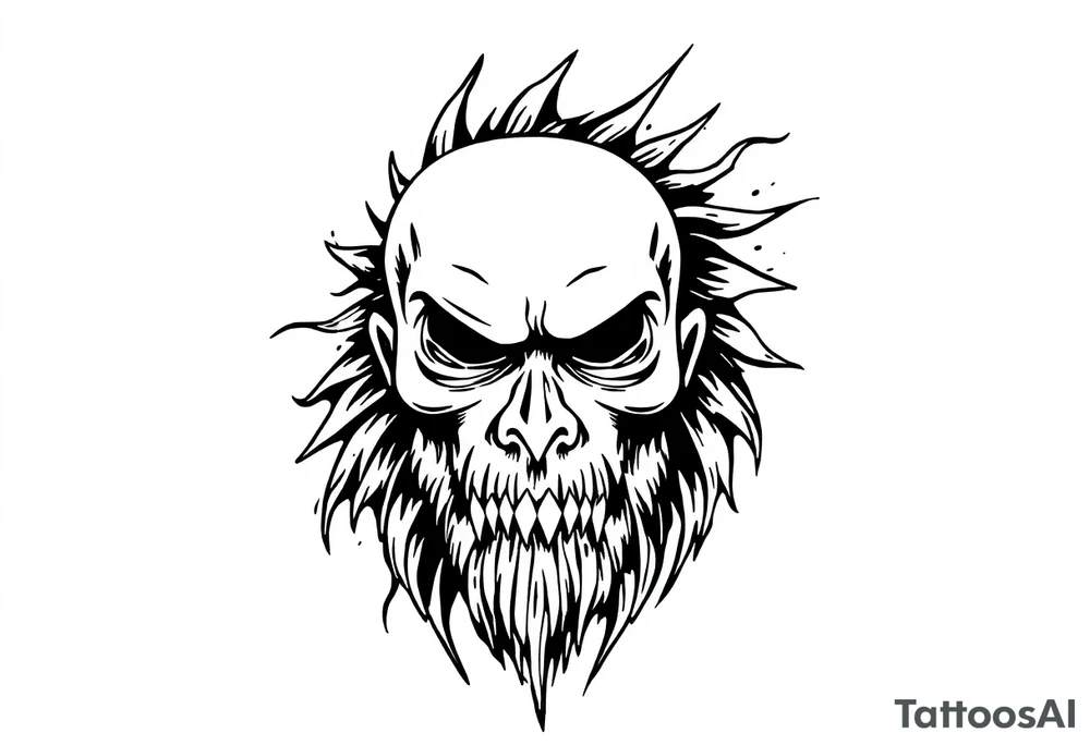 generate tattoos that are exactly similar to nazi prison gang ones, no imperfections. tattoo idea