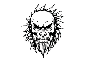 generate tattoos that are exactly similar to nazi prison gang ones, no imperfections. tattoo idea