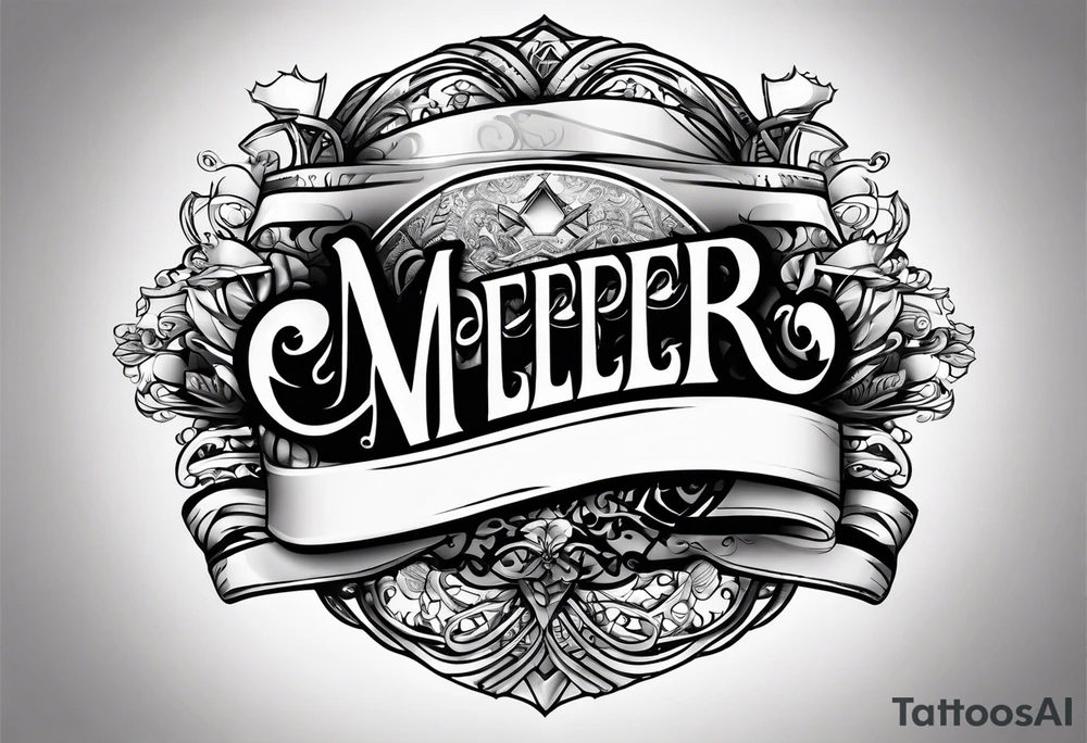 Cheers Mate text, armband +Cancer Ribbon tattoo idea