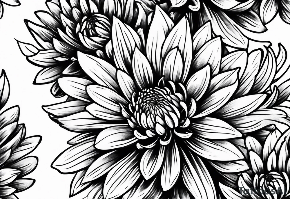 chrysanthemum tattoo idea