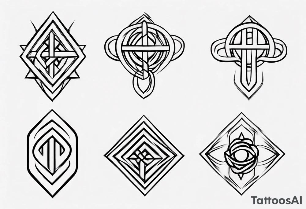 Prime knot 6,1 but very simple and clean tattoo idea