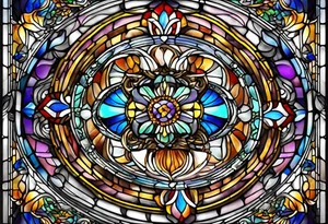 Stain glass photography tattoo idea