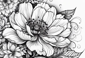 Japanese flower tattoo design tattoo idea