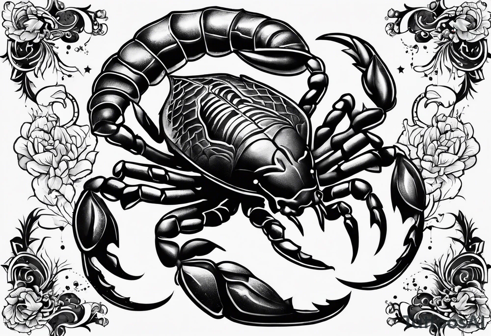 scorpio tattoo idea